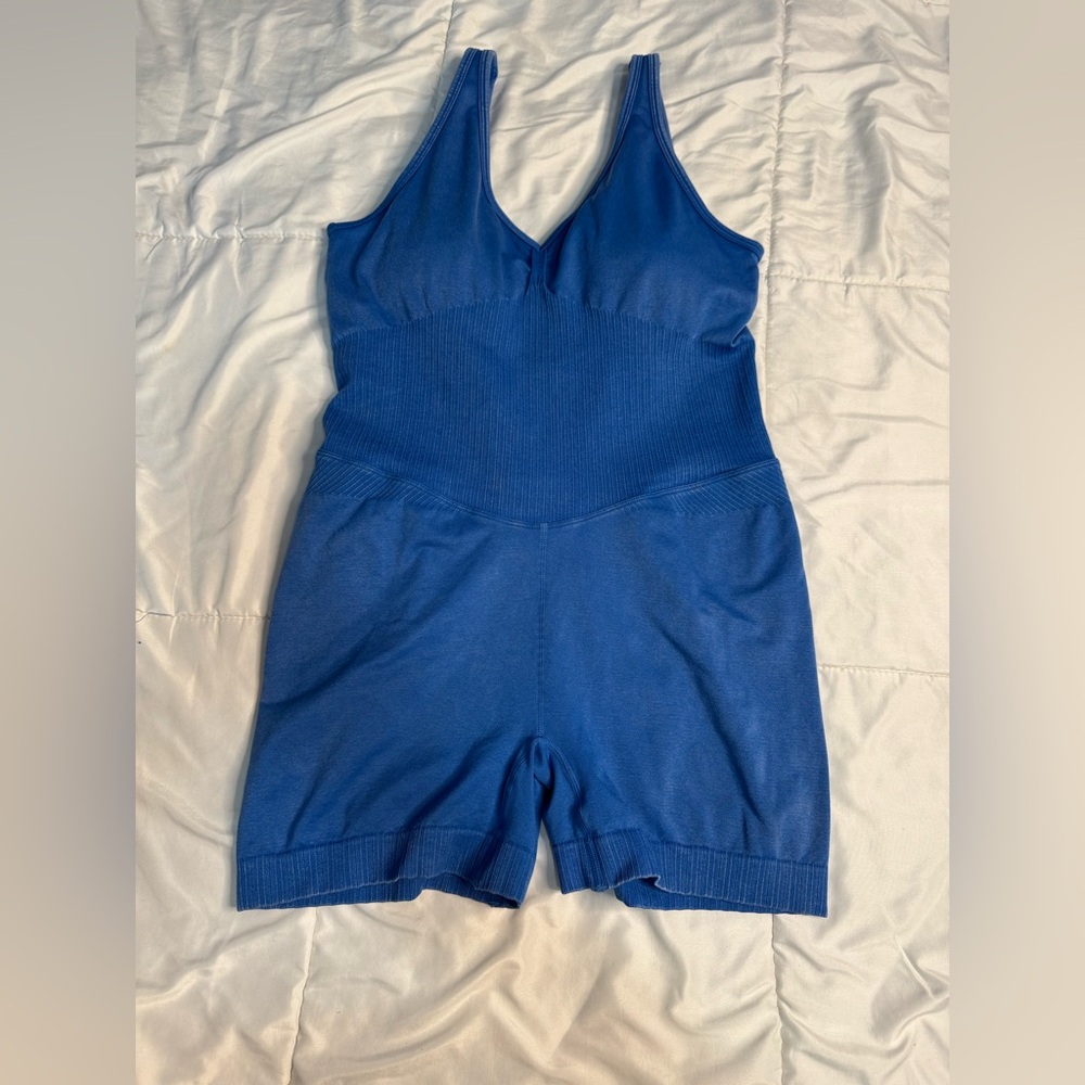 JoyLab Women's Seamless Short
Bodysuit Blue